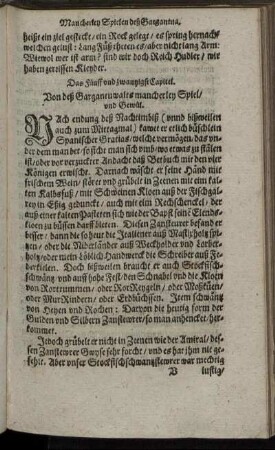 Das Fünff und zwantzigst Capitel.