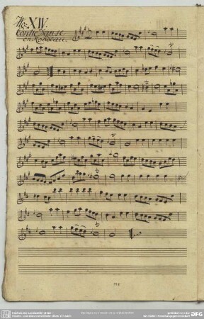 14. Anonymus, Contredanses, A-Dur