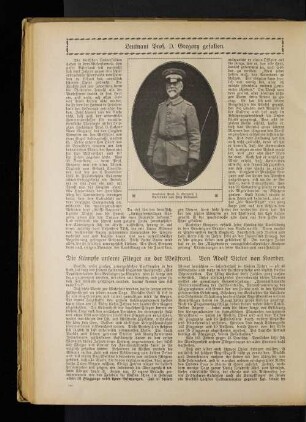 Leutnant Prof. D. Gregory gefallen.