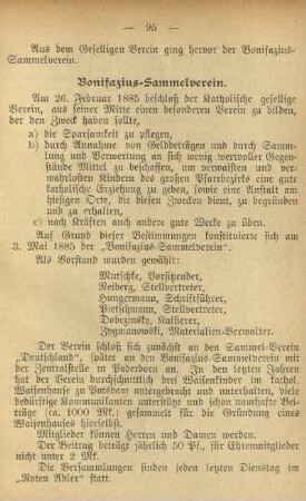 Bonifazius-Sammelverein