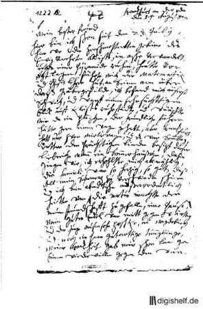 1222: Brief von Anna Louisa Karsch an Johann Wilhelm Ludwig Gleim