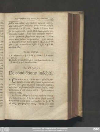 Tit. VI. (IV. 5.) De condictione indebiti.