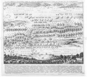 Schlacht bei Leipzig 1642 (aus Theatrum Europaeum, Bd. IV)