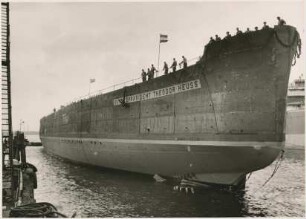Fährschiff "Bundespräsident Theodor Heuss" der Deutschen Bundesbahn