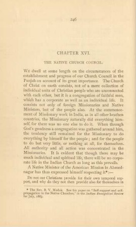 Chapter XVI. The Native Church Council