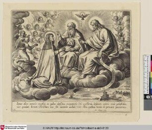 [Teresa before the Holy Trinity; Teresa vor der Dreifaltigkeit]
