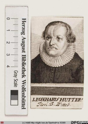 Bildnis Leonhard Hutter