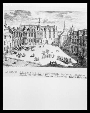 Chantilly, Schloss, Hofansicht