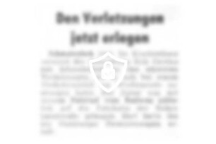 Den Verletzungen jetzt erlegen