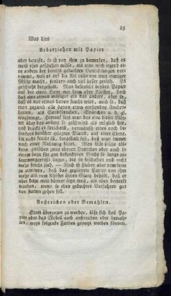 Überziehen mit Papier