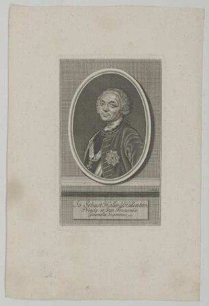 Bildnis des Jo. Sebast. Haller de Hallerstein