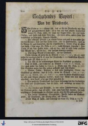 Sechzehendes Capitel. Von der Priesterehe.