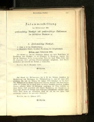 A. Pensionsfähige Dienstzeit.