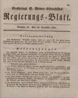 Nr. 42 : 16. November 1821