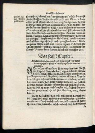 Das sechst Capitel.