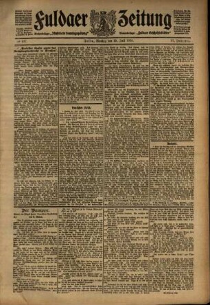 Ausgabe vom Montag, den 25. Juli 1910.