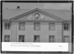 Festung Königstein. Brunnenhaus mit kursächsisch-polnischem Wappen