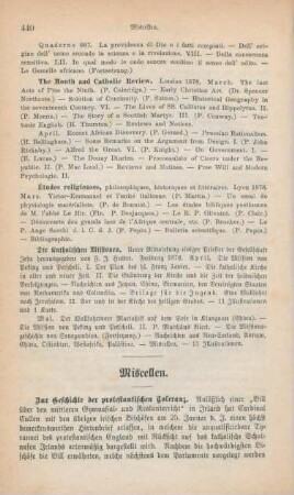 440-444 Miscellen