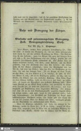 Ruhe und Bewegung der Körper