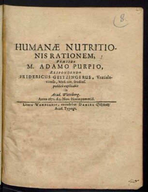 Humanae Nutritionis Rationem