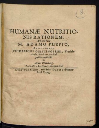 Humanae Nutritionis Rationem