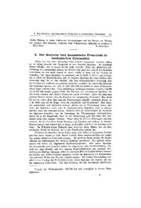 Der deutsche und französische Unterricht in kaukasischen Gymnasien