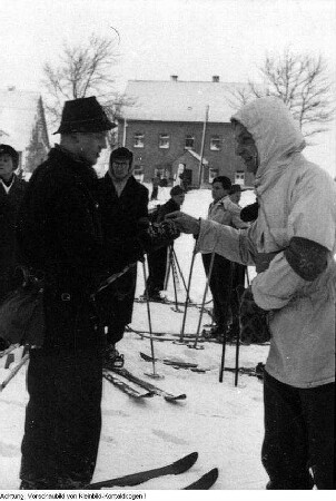 Altenberg, 2. Wintersportmeisterschaften des Landes Sachsen, Volkssport, Ablegen des Wintersport-Abzeichens, 16.-21. Januar 1951