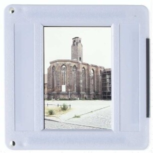 Brandenburg an der Havel, Kloster St. Pauli : Chor mit Kirchenschiff sowie Turm von Nord-Ost