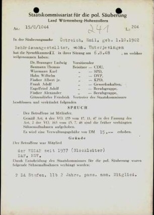 Östreich, Emil