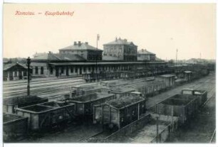 Komotau. Hauptbahnhof