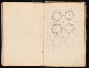 Skizzenbuch: Handskizzen von 1885: Ornamentik