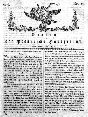 Nr. 26., 1. April 1809