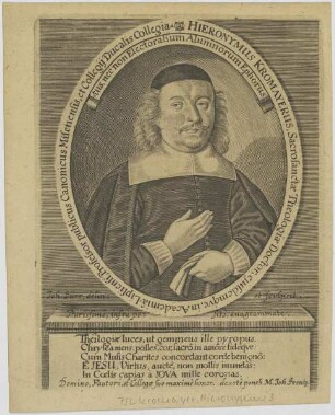 Bildnis des Hieronymus Kromayerus