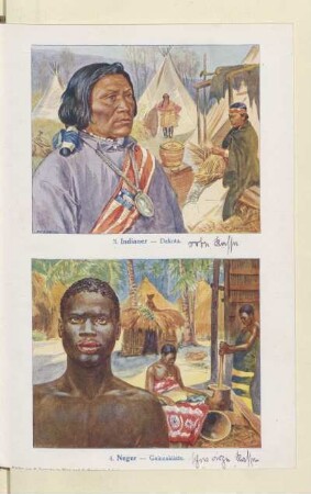 [3. Indianer und 4. Neger]