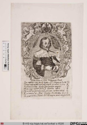 Bildnis Johannes Oertel (lat. Ortelius)
