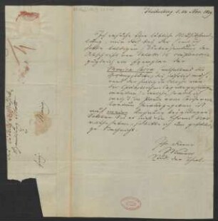 Brief an B. Schott's Söhne : 14.11.1819