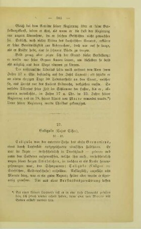27. Caligula (Cajus Cäsar)