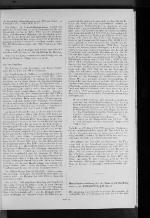 Baupolizeiverordnung für die Hansestadt Hamburg vom 8. Juni 1938 (BPVO), § 10 Abs. 5