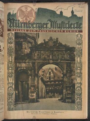 Die deutsche Renaissance in Franken - Portal der alten Hofhaltung in Bamberg