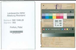 Entnazifizierung Peter Ferfers , geb. 12.01.1894 (Beamter)