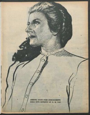 [Retrato de] Christel Goltz