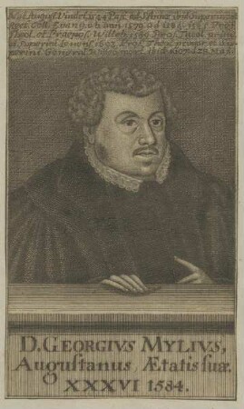 Bildnis des Georgius Mylius