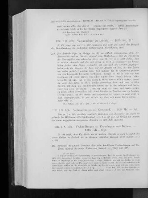 Versammlung zu Lübeck. - 1435 Okt. 21.