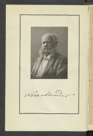 Leopold von Schroeder