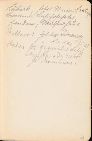 Skizzenbuch: Norddeutschland: Text