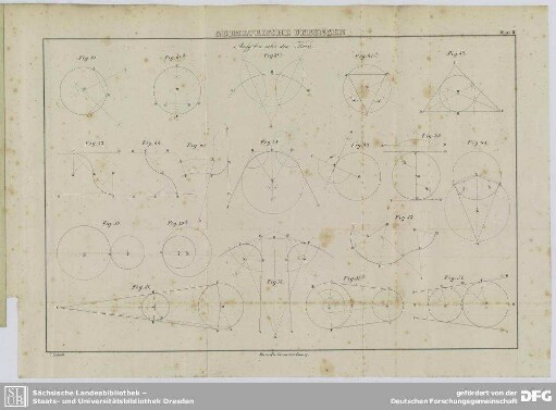 Geometrische Uebungen. Blatt III