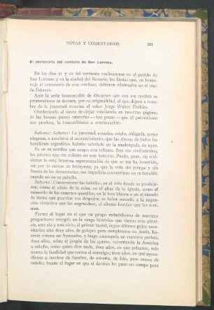 El centenario del combate de San Lorenzo