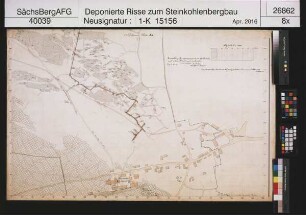 Hänichener Steinkohlenbauverein, Grubenbaue (1. Quadrant, Platte a) (mit Nachbringungen)