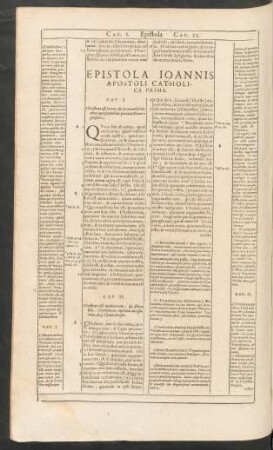 Epistola Ioannis Apostoli Catholica Prima