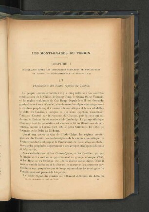 Les Montagnards du Tonkin